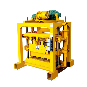 new type china multifunctional simple small vibrated hand press brick/block making machine